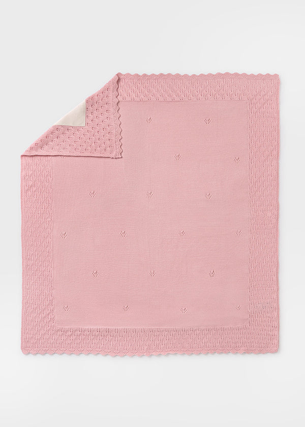 Manta tejida Rosa 947740