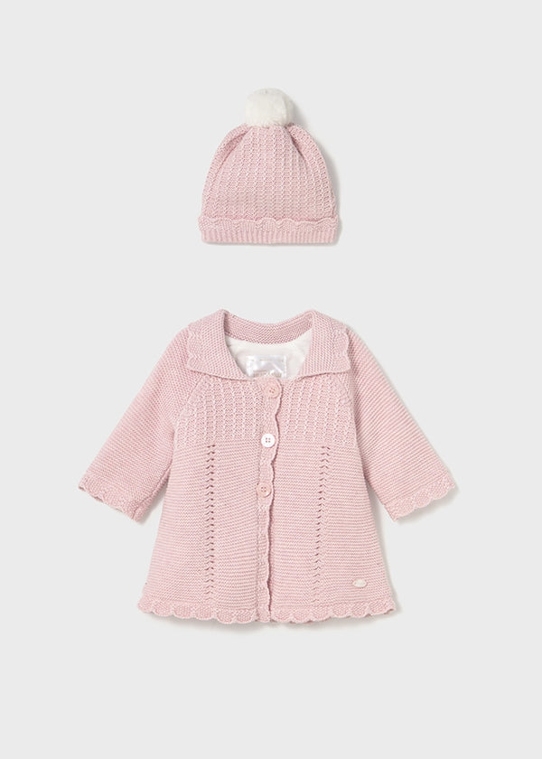 Abrigo Tejido + Gorro 241219