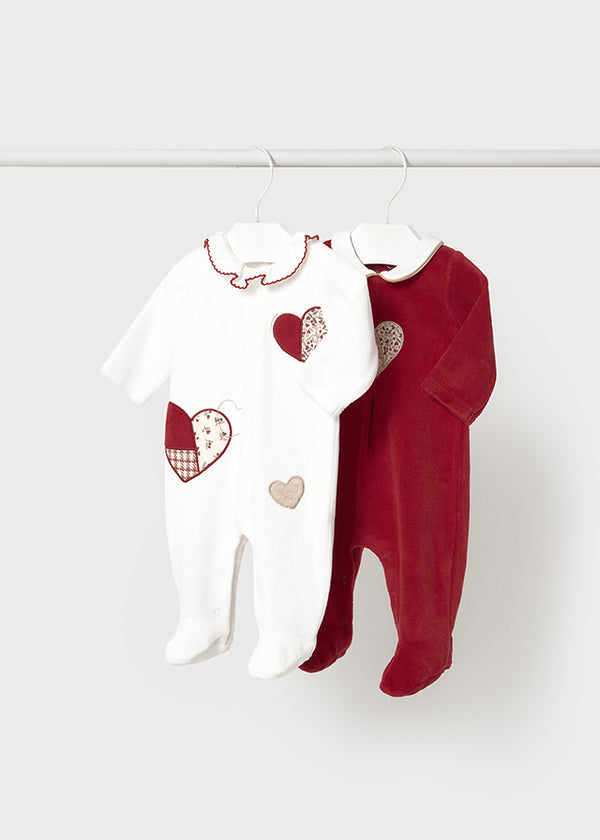 Pijama Corazón Blanco C/U 270287