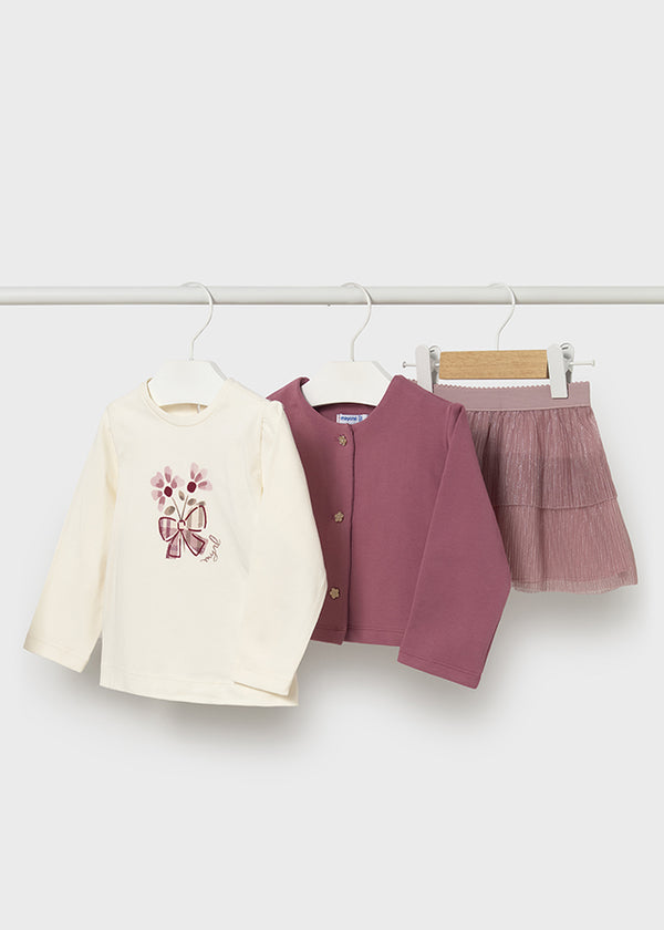 Conjunto Falda 3PC Rosa 292211