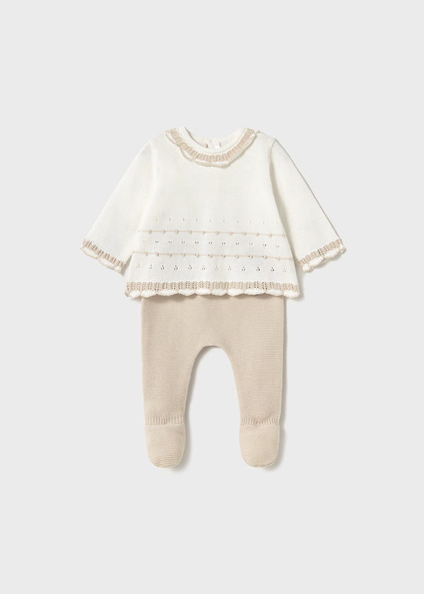 Conjunto Tejido Beige 158795