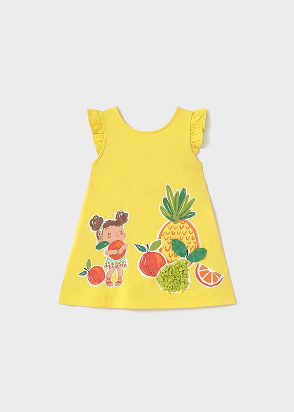 Vestido Frutas Amarillo 192787