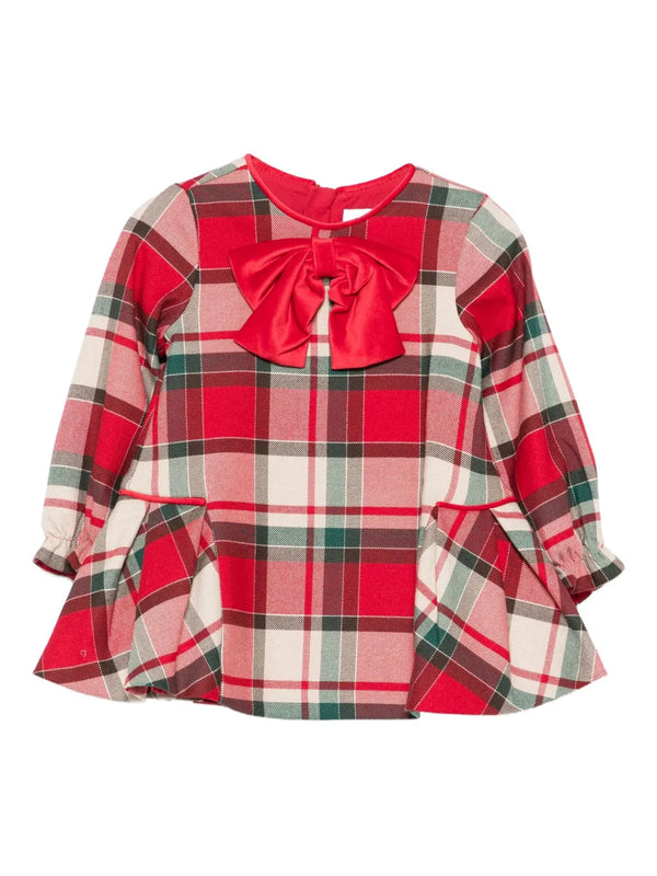 Vestido Laso Cuadros Kids 15509