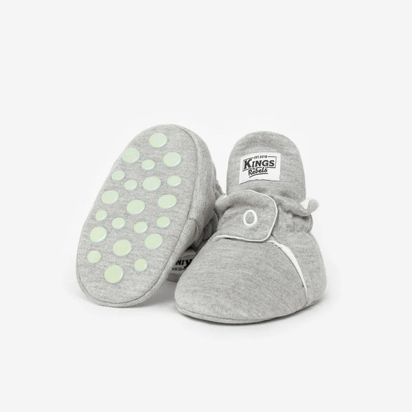 Bota Gripper Algodón Gris Jaspe