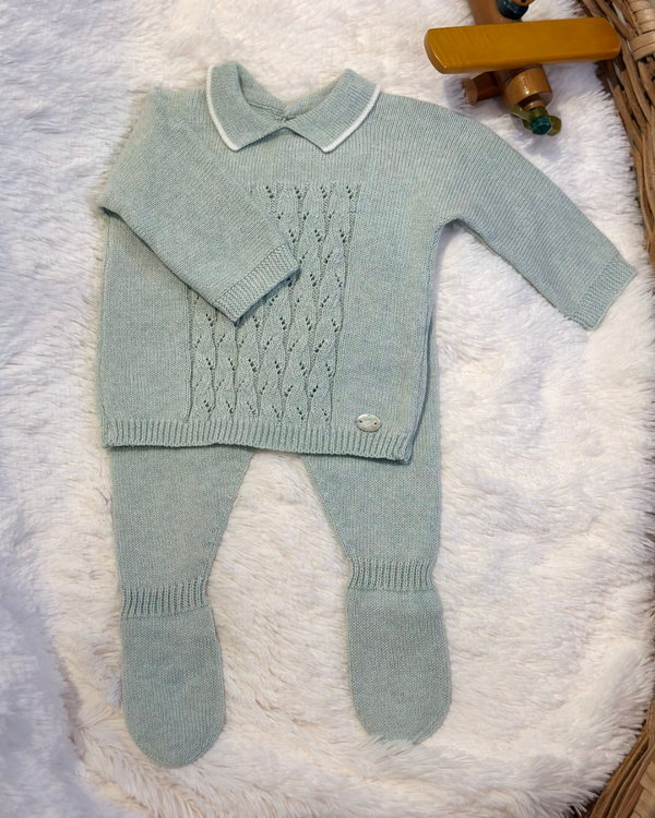 Conjunto 2pc Tricot Trenza 11258