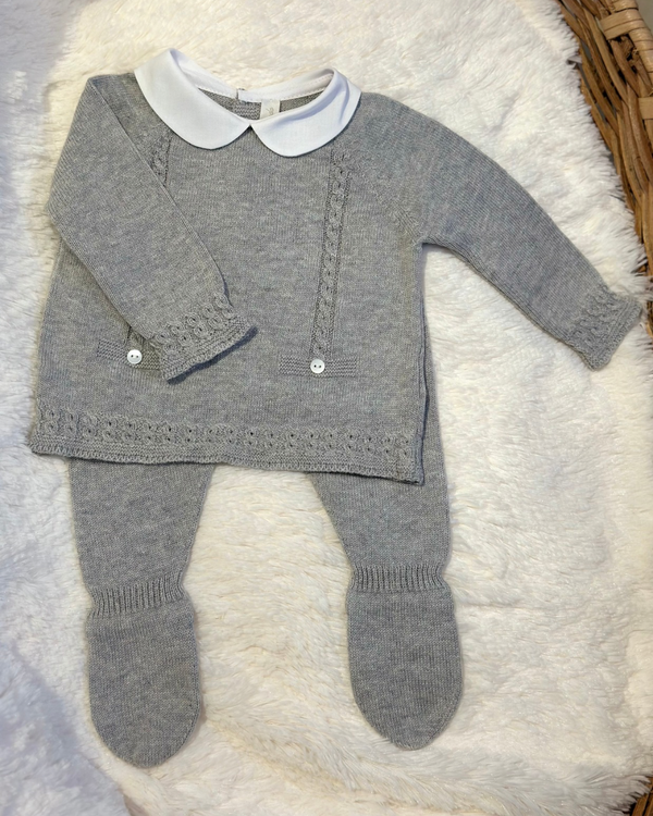 Conjunto 2pc Tricot Trenza 10255