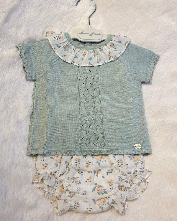 Conjunto Tricot Cubre Pañal 30258