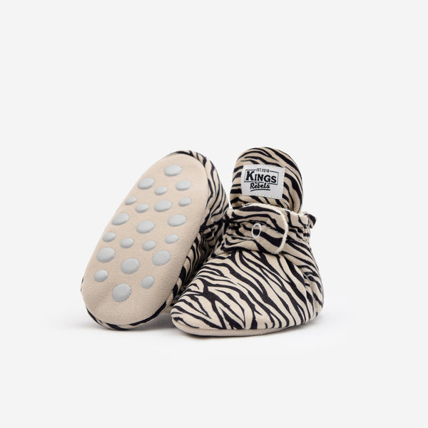 Bota Gamuza Gripper zebra