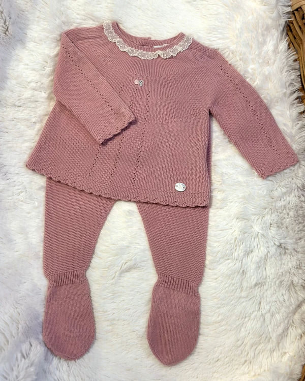 Conjunto 2pc Tricot Ciruela 10230